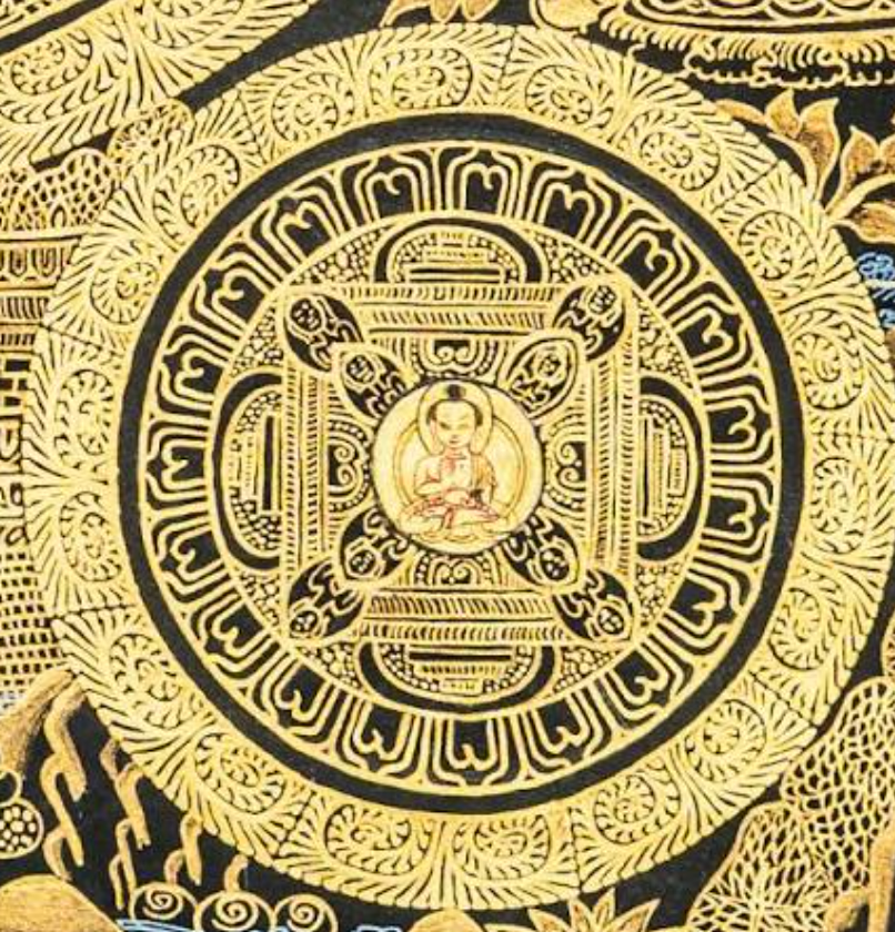 the sacred mandala Thangka